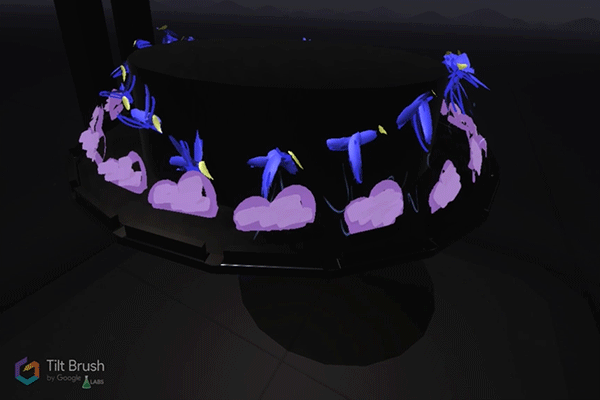 Google虛擬實境作畫工具《Tilt Brush》更新 加入多人創作模式 tiltbrushzoetrope