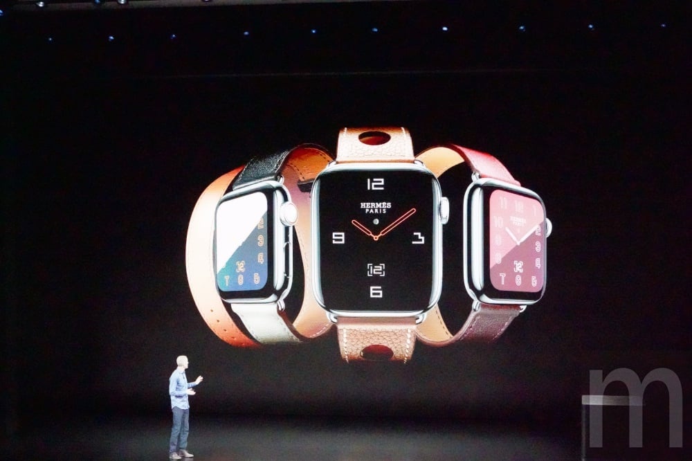 螢幕顯示佔比更大的Apple Watch series 4揭曉 加入全新心電圖量測功能