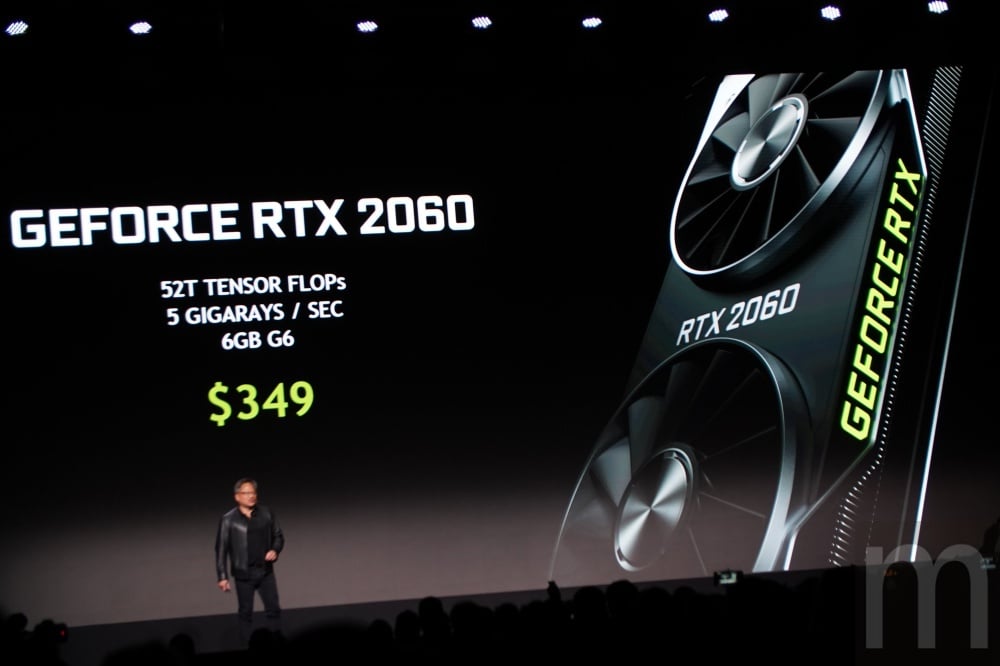 NVIDIA正式揭曉GeForce RTX 2060 同樣對應3A等級遊戲即時光影表現 NVIDIA正式揭曉GeForce RTX 2060 同樣對應3A等級遊戲即時光影表現