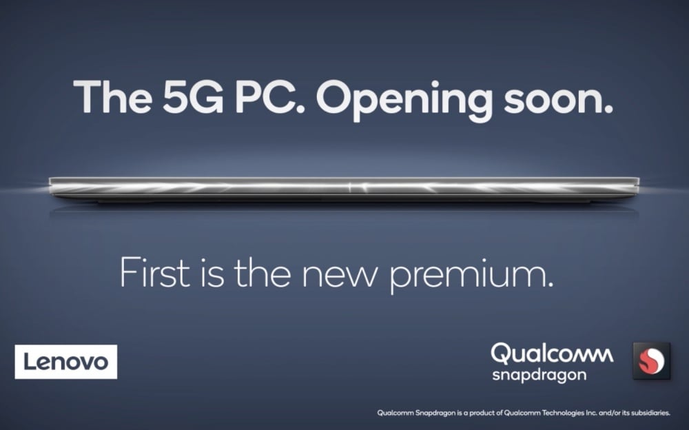 Qualcomm預告聯想成為首家採用Snapdragon 8cx處理器的廠商