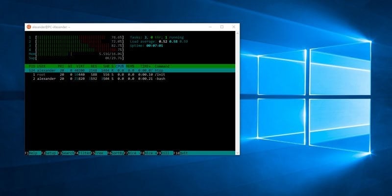 整合Linux內核相容介面的新版Windows 10開始提供測試