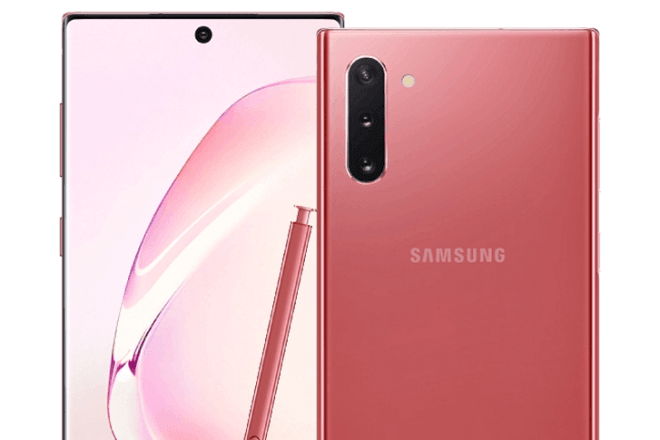 Galaxy Note 10可能額外推出粉色款式配色