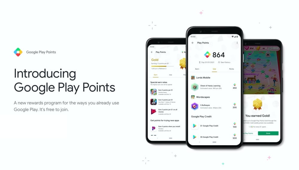 Google希望藉由點數回饋增加Google Play Store使用下載率
