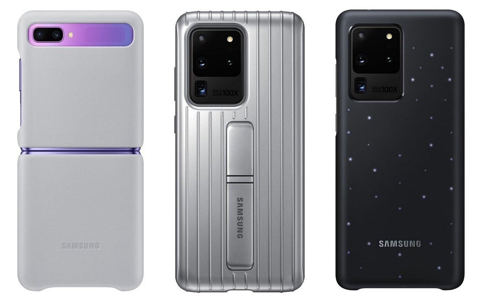 Galaxy Z Flip與Galaxy S20系列原廠保護殼配件曝光