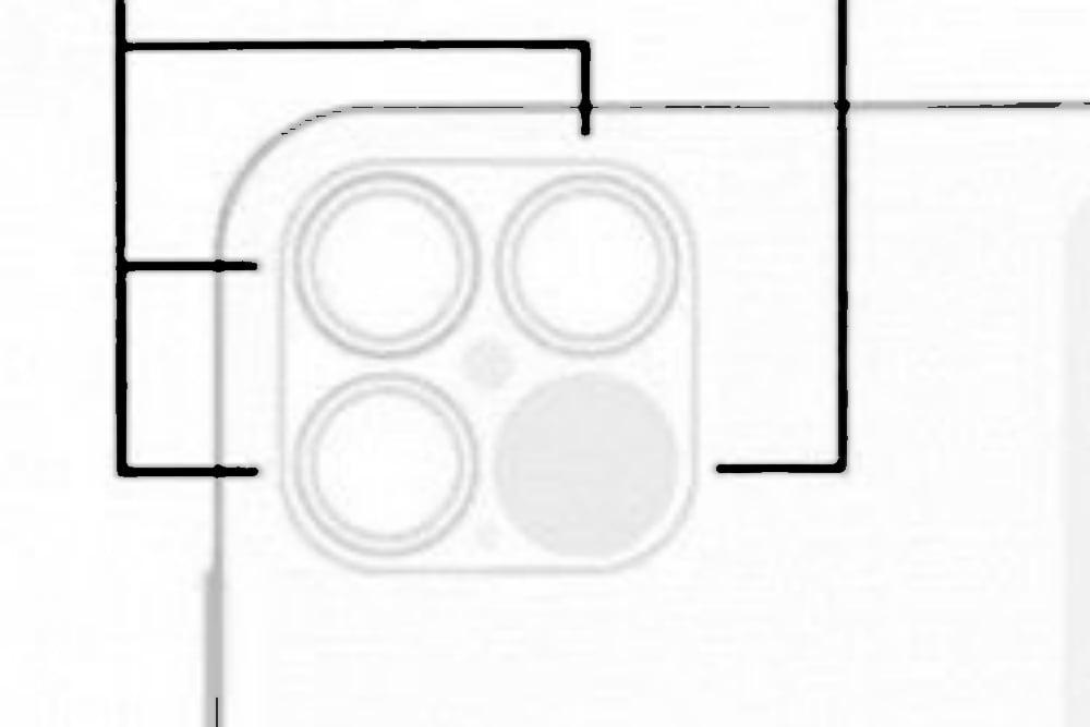 圖像顯示新款iPhone 12 Pro系列將會搭載LiDAR光達元件