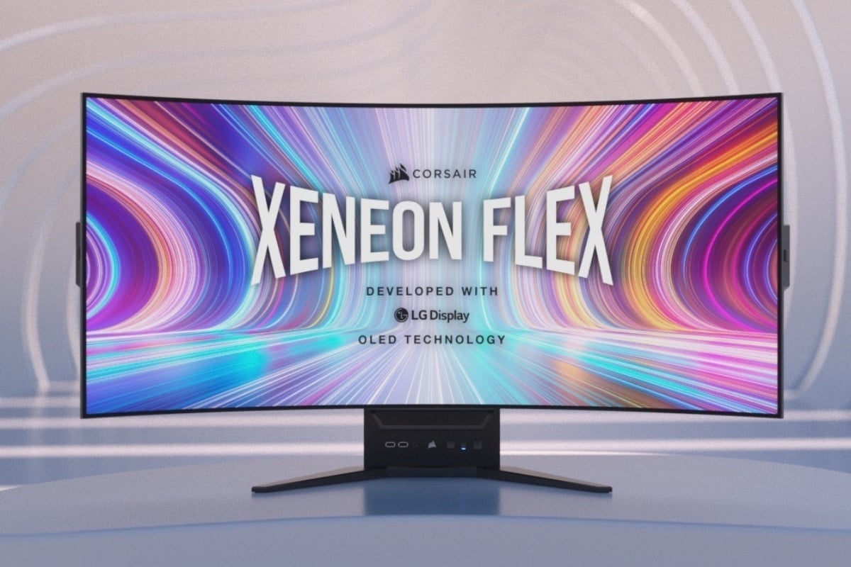 CORSAIR攜手LG Display打造可依照遊玩需求調整曲度的遊戲螢幕