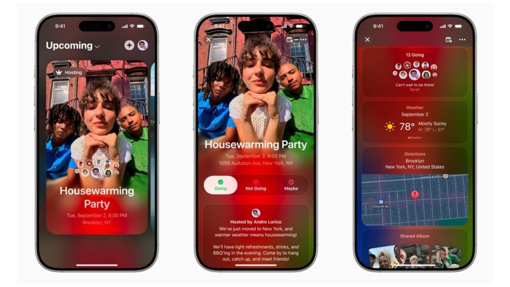 蘋果代號為「Confetti」的「活動邀約」App開放下載，可自製活動邀請函、整合多項服務