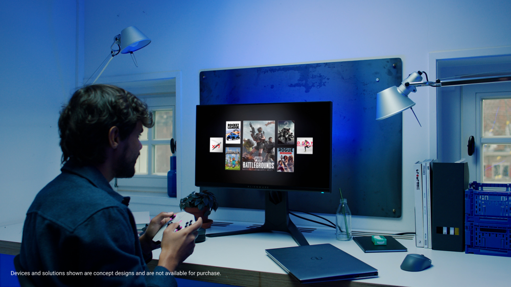 Dell以Alienware品牌提出名為Concept Nyx的跨螢幕遊戲串流遊玩應用概念