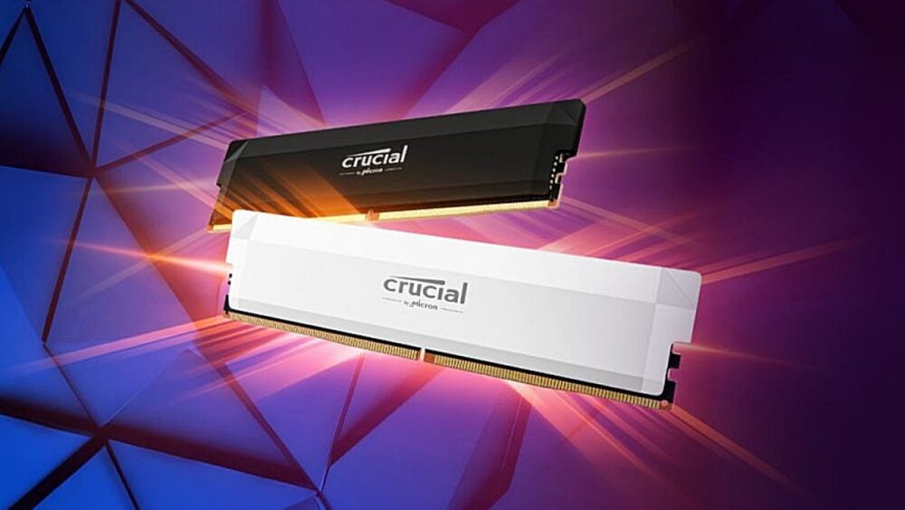 美光以Crucial品牌再次推出對應6400 MT/s資料傳輸速率規格的Pro DDR5超頻電競記憶體