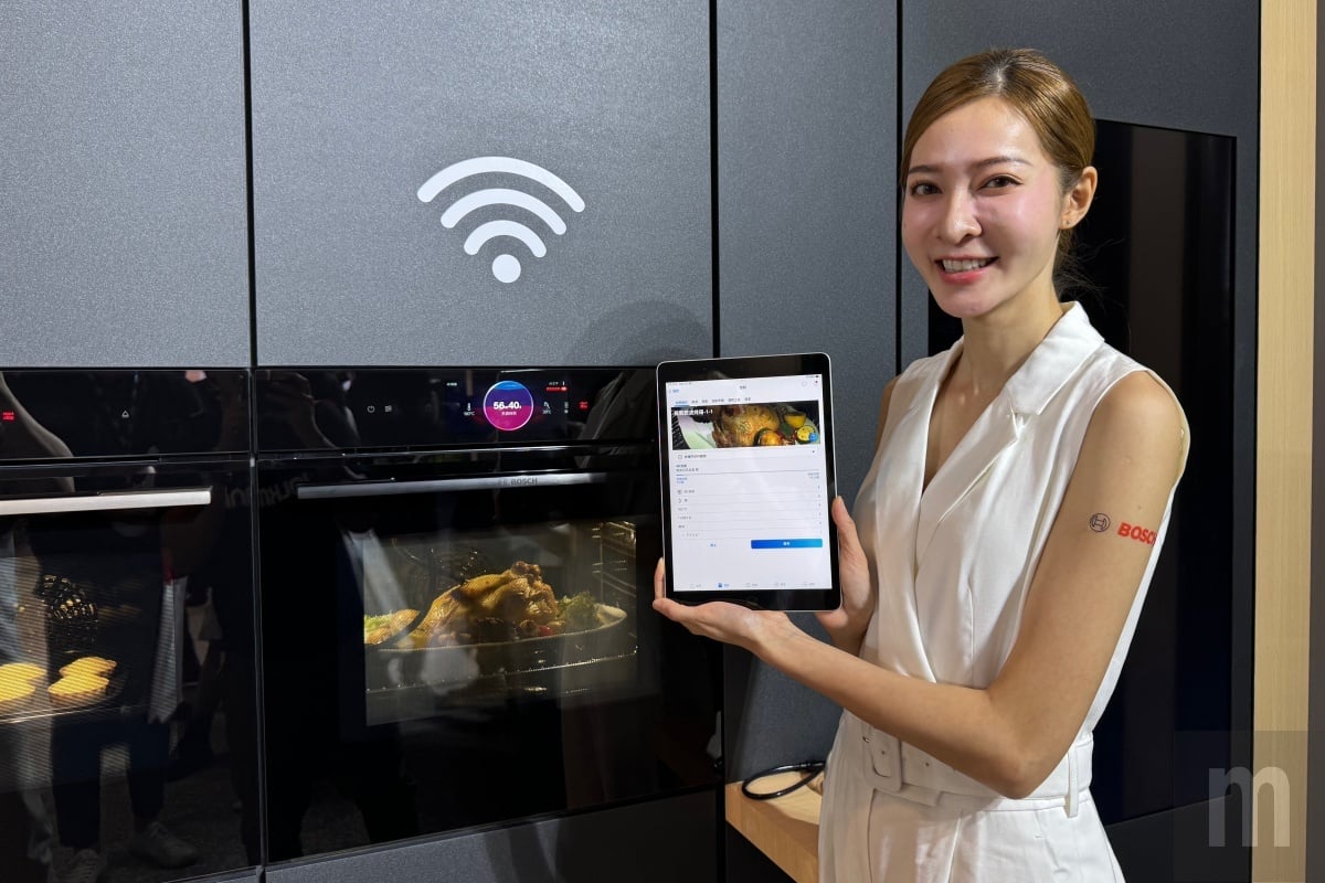 更直覺烹調食材，BOSCH在台推出結合人工智慧技術的智慧烤箱、蒸烤爐