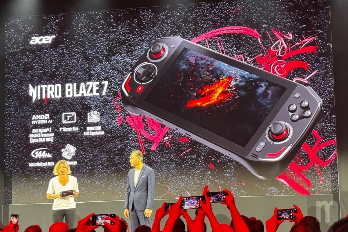 搭載AMD處理器,宏碁以Nitro Blaze 7加入Windows遊戲掌機市場競爭 搭載AMD處理器,宏碁以Nitro Blaze 7加入Windows遊戲掌機市場競爭