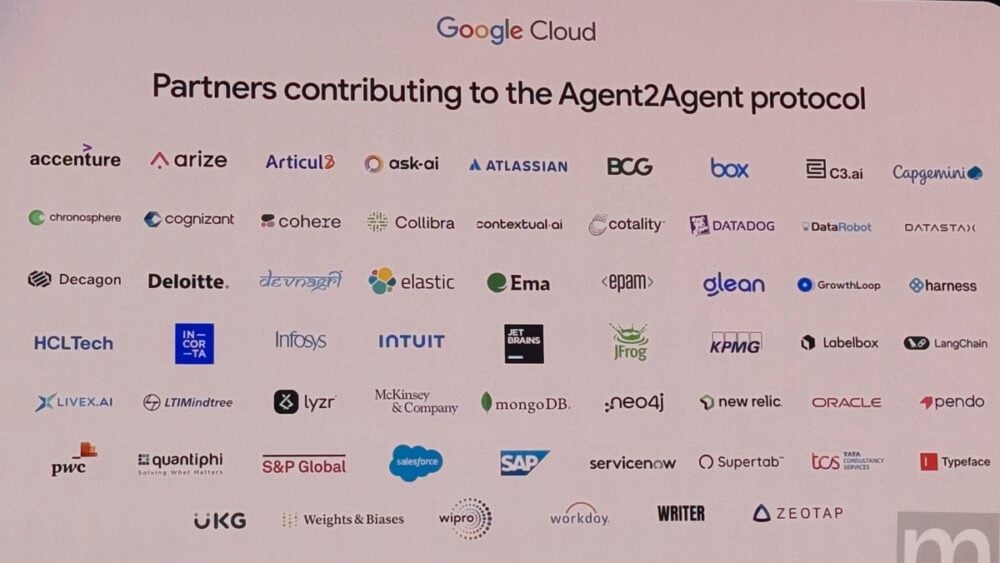 Google推出開源設計的Agent2Agent協議，讓不同雲端平台上的AI代理服務能彼此協作