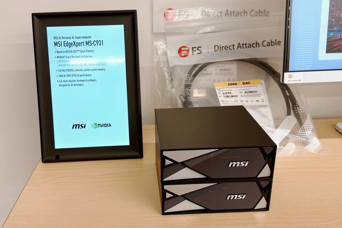 MSIは、NVIDIA DGX Sparkを使用した超小型EdgeXpert AIスーパー