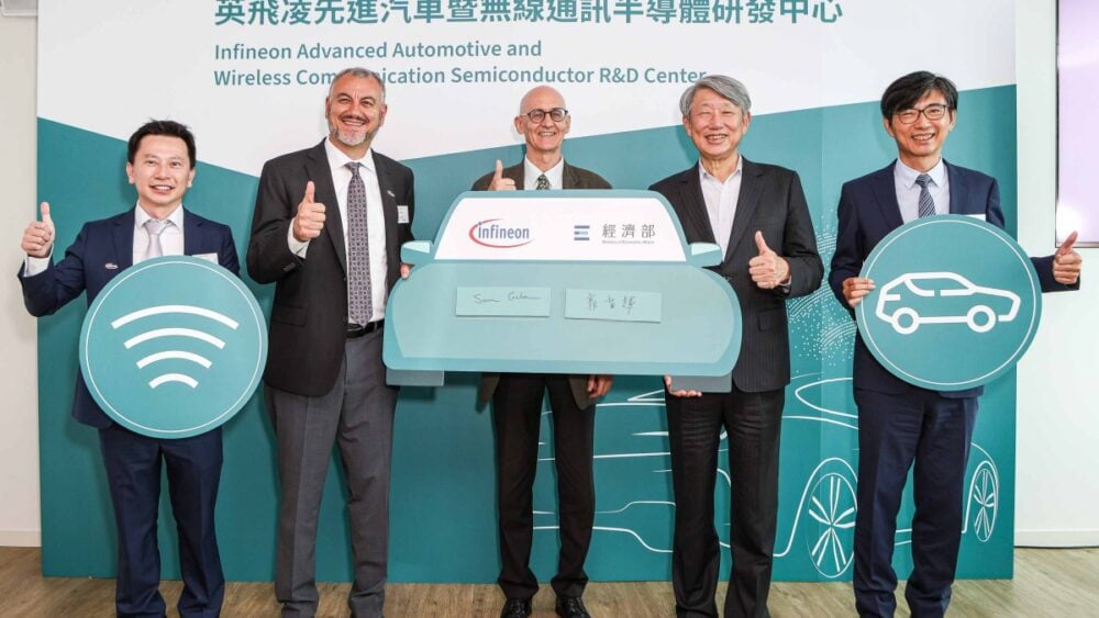 英飛凌宣布以高達新台幣12億元資金建立台灣研發中心，推動汽車級通訊晶片開發與創新