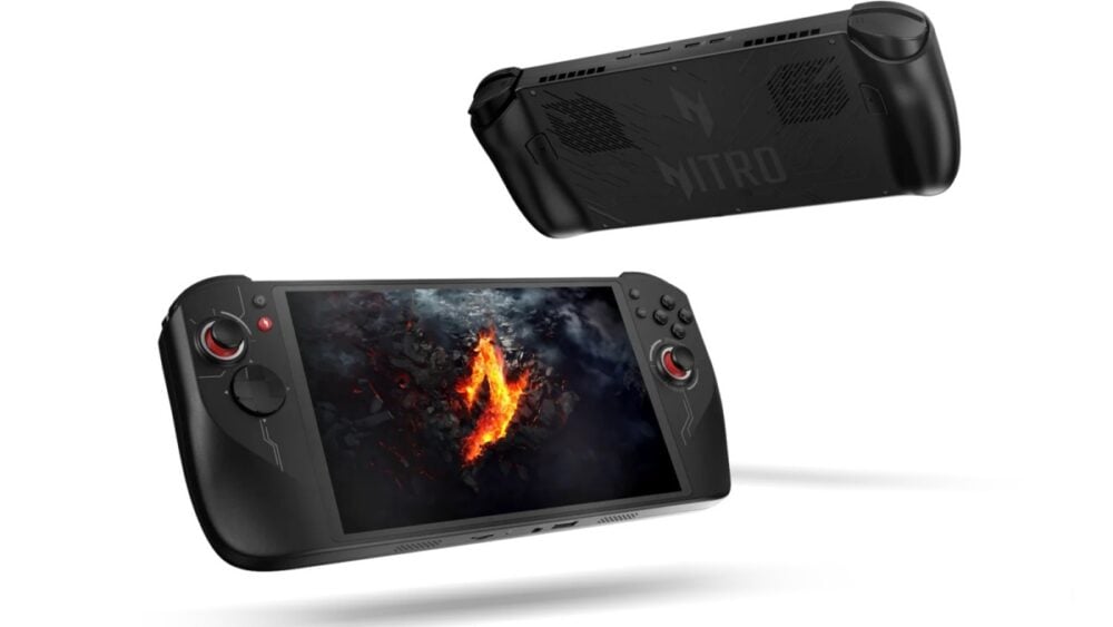 宏碁在Nitro Blaze遊戲掌機陣容增加8吋、11吋螢幕規格，同步推出可折疊設計的Nitro行動遊戲控制器