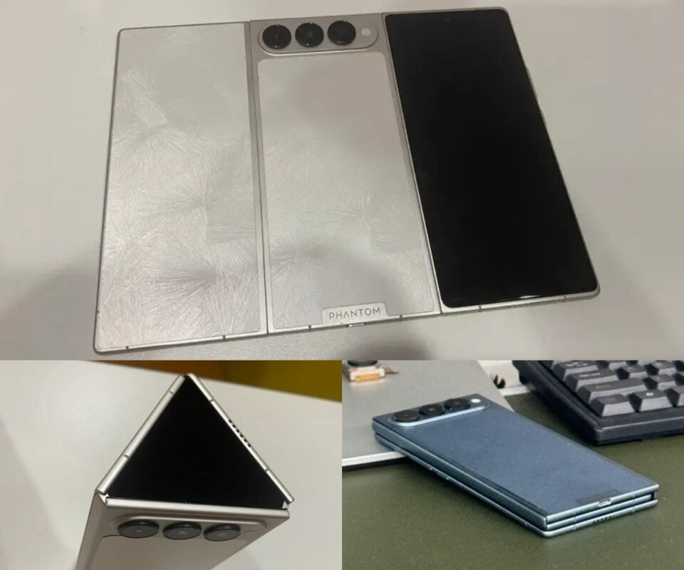 傳音三螢幕凹折手機PHANTOM Ultimate G Fold亮相，劍指三星將推出的「Galaxy G Fold」？