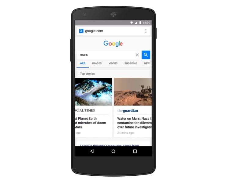 Google從明年5月起將讓非AMP格式網頁也能優先納入行動搜尋結果