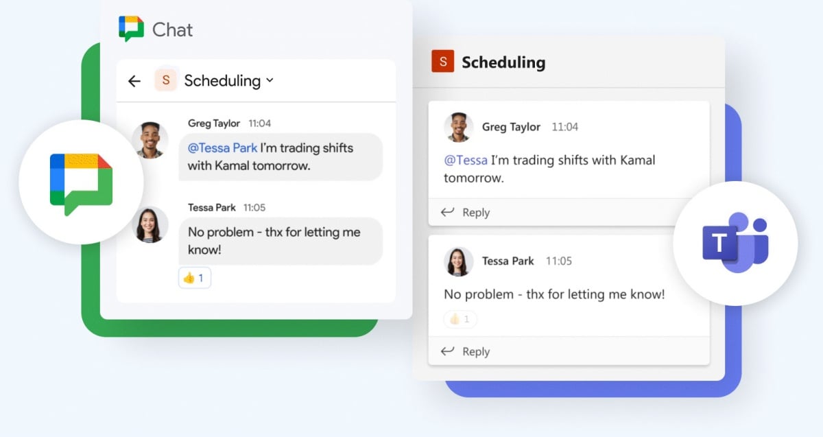 Google更新Chat、Workspace服務，使其能與Slack、Microsoft Teams更無縫協同作業