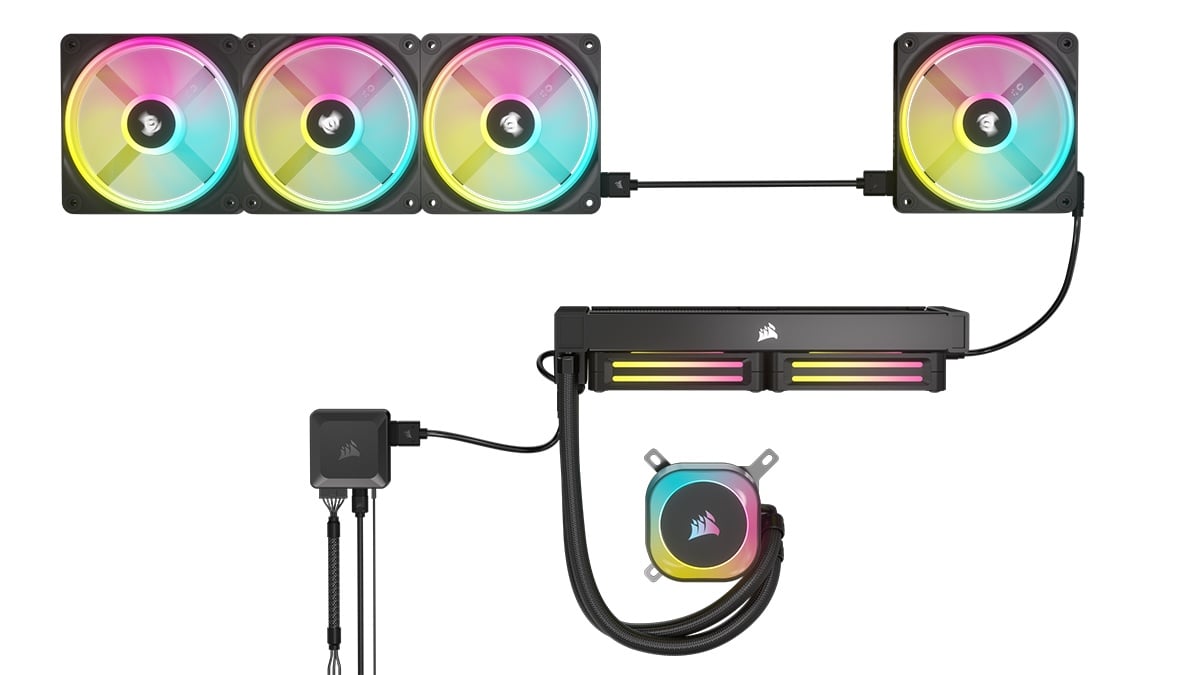 簡化PC內部線路配置，Corsair提出以單線路設計的iCUE LINK智慧零組件生態系統