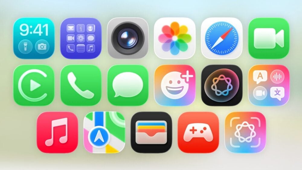 蘋果新版iOS 26功能涵蓋諸多更新，電話、地圖、相機、錢包等功能都做了升級