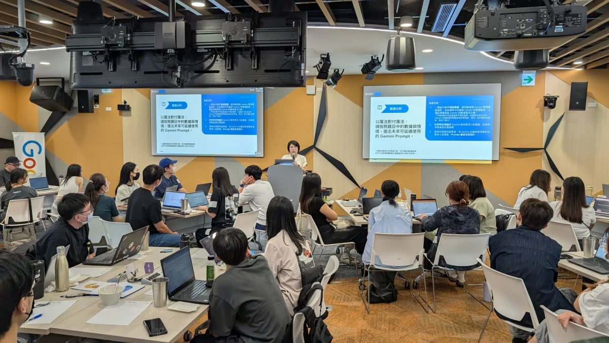 Google在台啟動「點亮Gemini」計畫，目標年內讓十萬人才掌握AI關鍵技能