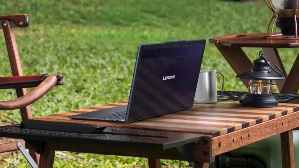 聯想提出針對移動工作使用的Yoga Solar概念筆電，能以轉換率達24%的太陽能板補充電力