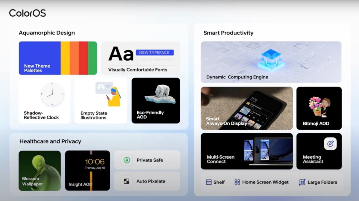 OPPO宣佈推出ColorOS 13國際版操作介面，將率先開放Find X5系列手機測試